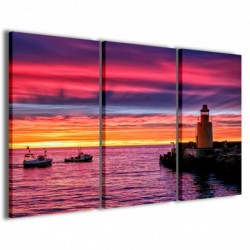 Quadro Poster Tela Sunset Bright 100x70 - 1