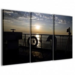 Quadro Poster Tela Sunset From The Ship 100x70 - 1