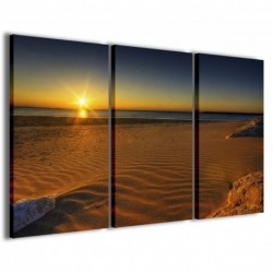 Quadro Poster Tela Sunset On The Beach 100x70