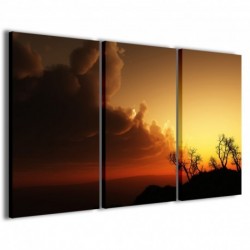 Quadro Poster Tela Sunset On The Hill 100x70