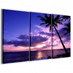 Quadro Poster Tela Tahiti Polinesia 100x70