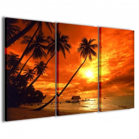 Quadro Poster Tela Tobago 100x70 - 1