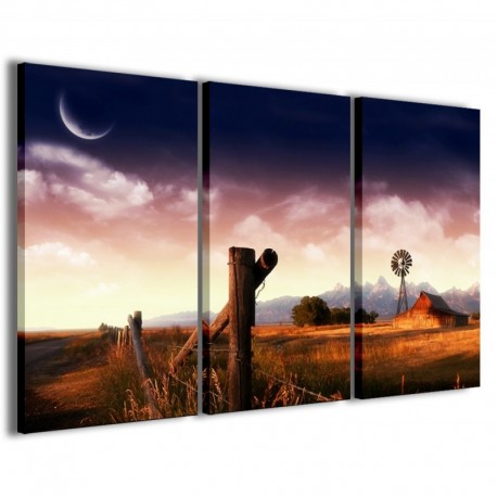 Quadro Poster Tela Unspoiled Landscape 100x70 - 1