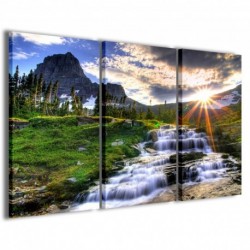 Quadro Poster Tela Waterfalls III 100x70