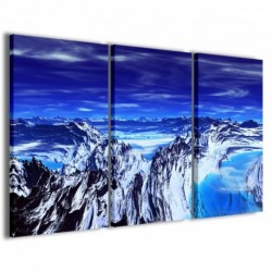 Quadro Poster Tela White Mountain 100x70