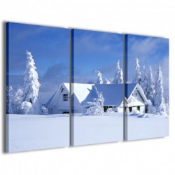 Quadro Poster Tela Winte Landscape II 100x70 - 1