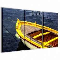 Quadro Poster Tela Yellow Boat 100x70