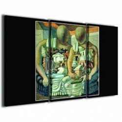 Quadro Poster Tela De Chirico Composition IV 100x70 - 1