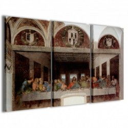 Quadro Poster Tela Leonardo Da Vinci Ultima Cena 100x70